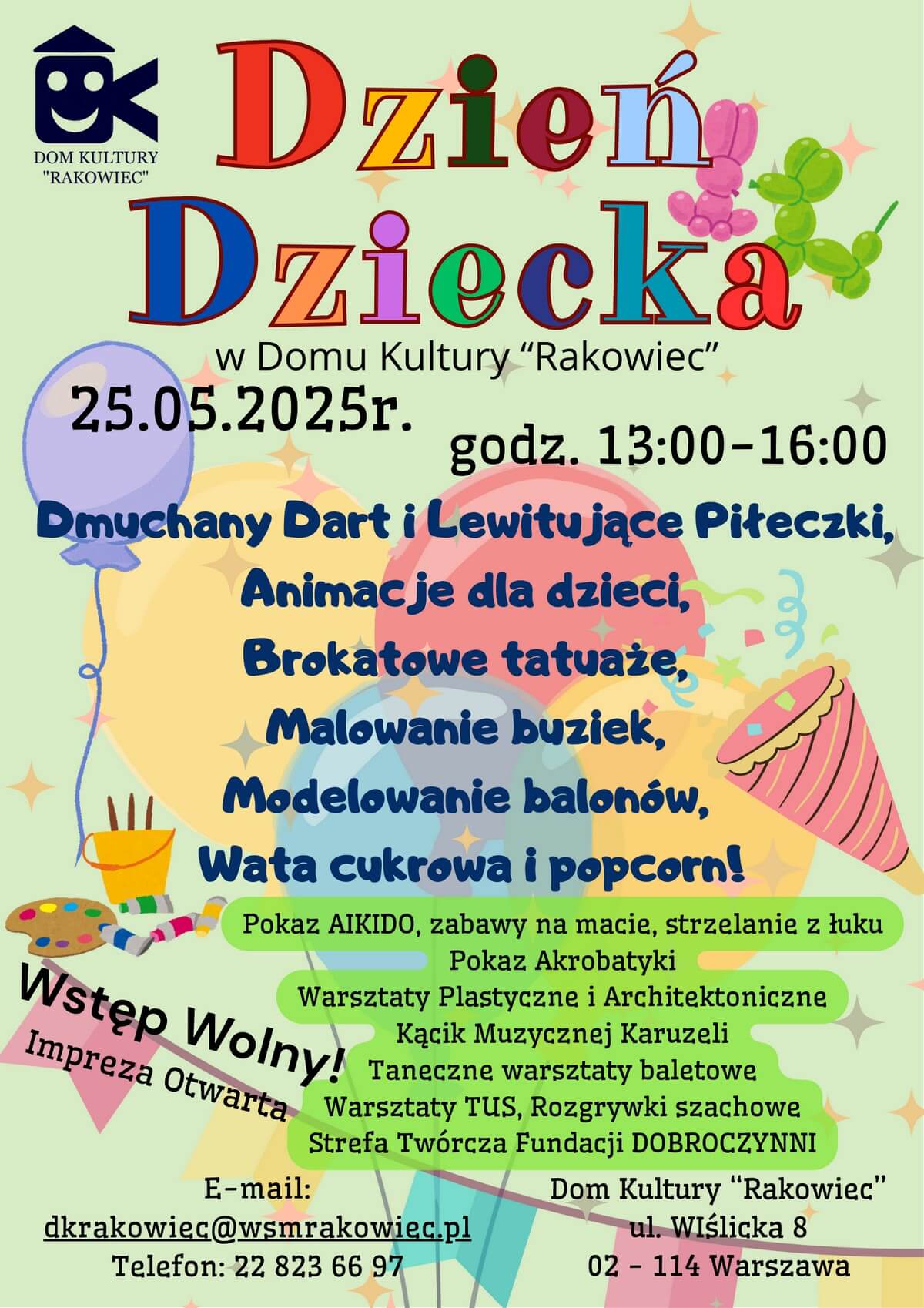 Dzień Dziecka w Domu Kultury Rakowiec