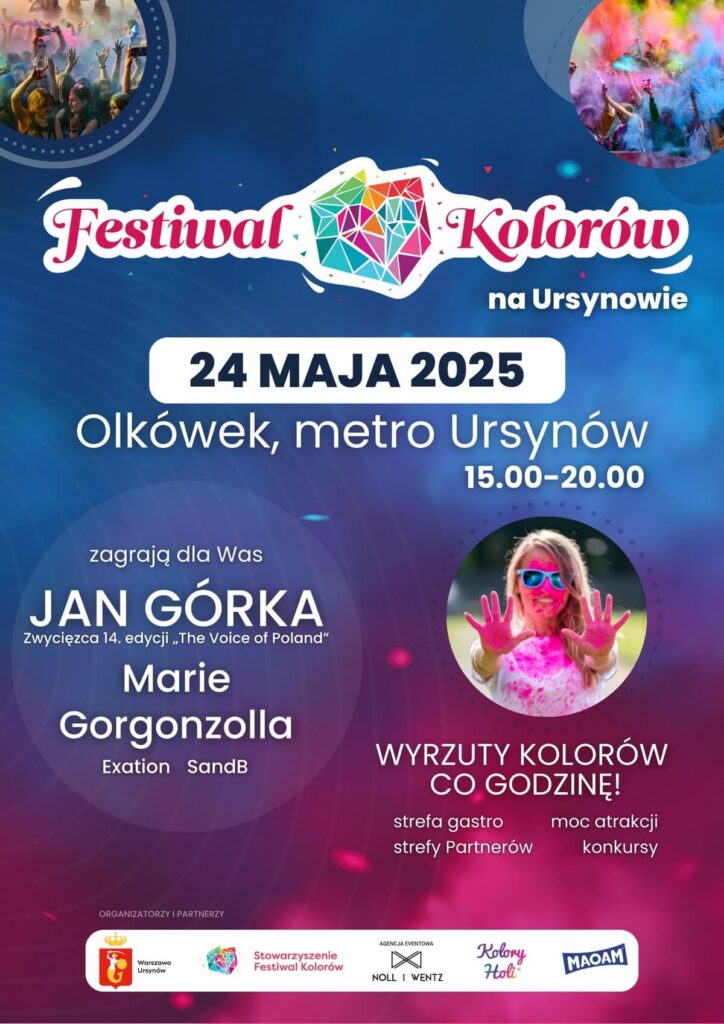 Festiwal Kolorów - wydarzenia Warszawa