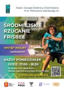 Darmowe Frisbee w Parku Agrykola