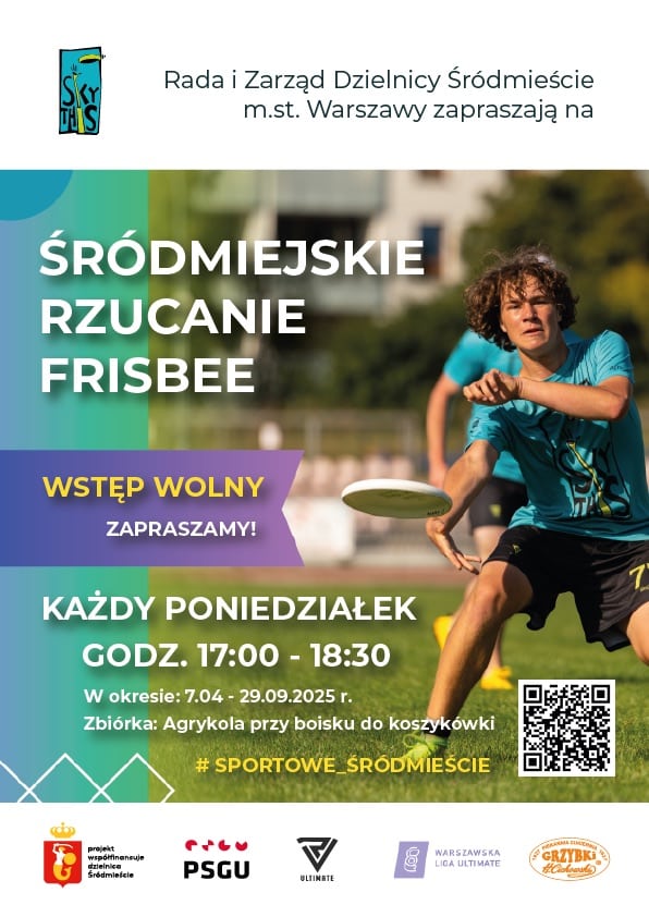 Darmowe Frisbee w Parku Agrykola