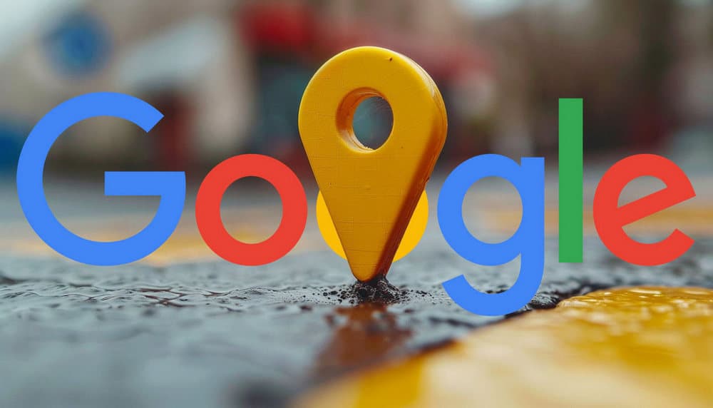 pinezka w Google Maps