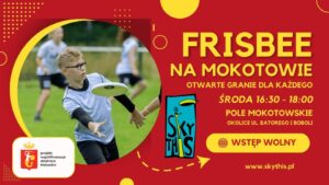 Bezpłatne zajęcia ultimate frisbee na Polu Mokotowskim