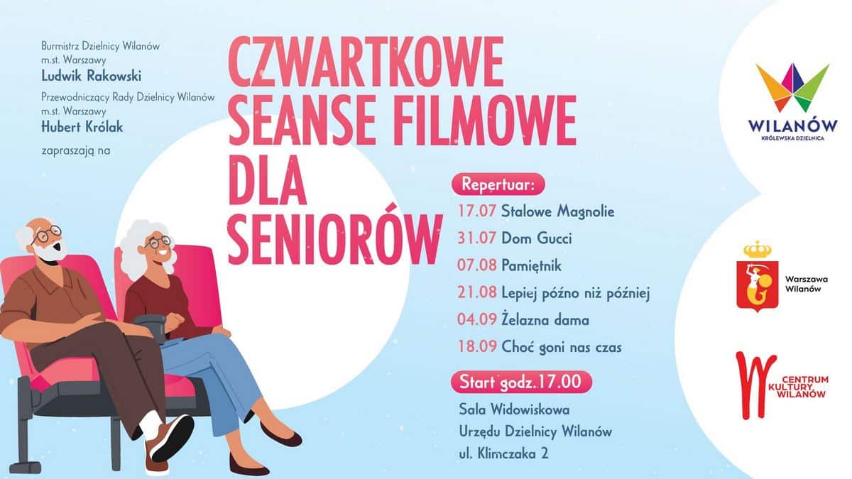 Czwartkowe kino dla seniorów