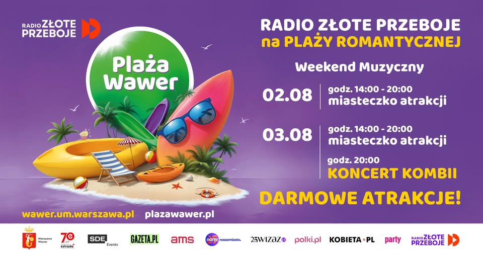 Weekend Muzyczny na Wakacyjnej Plaży Wawer