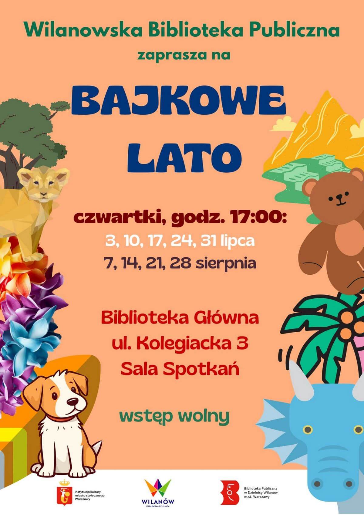 darmowe wydarzenia dla dzieci Warszawa