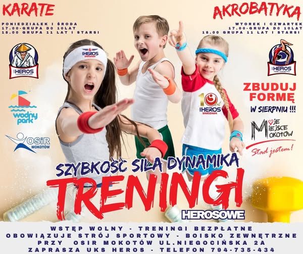 treningi dla dzieci - Warszawa Mokotów